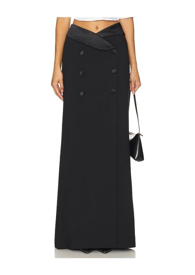 L'AGENCE Diara Tuxedo Skirt