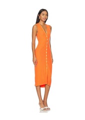 L'AGENCE Domino Sleeveless Button Dress