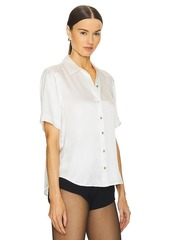 L'AGENCE Ellah Short Sleeve Blouse