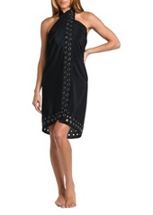 L'AGENCE Emmeline Grommet Trim Cover-Up Pareo