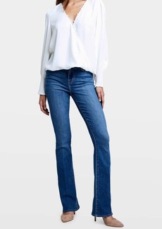 L'Agence Enzo Cross-Front Blouse