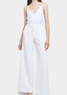 L'Agence Gavin Wide-Leg Crepe Pants