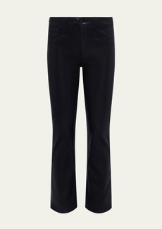 L'Agence Ginny High Rise Straight Cropped Jeans