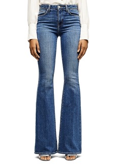 L'Agence High Rise Flared Jeans in Authentique