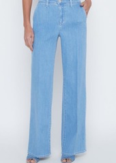 L'AGENCE High Waist Wide Leg Jeans