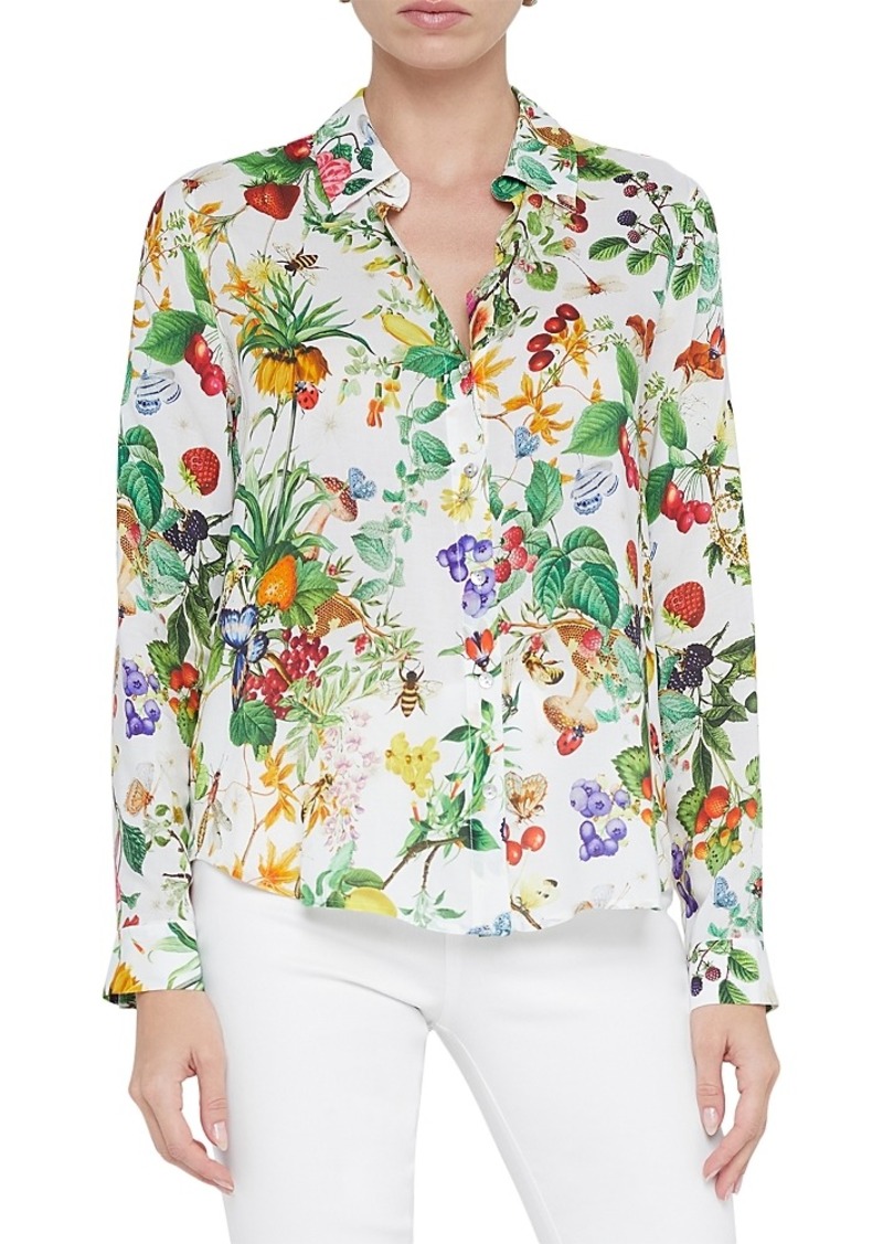 L'Agence Holly Long Sleeve Blouse