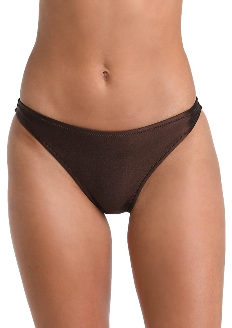 L'Agence Jean Shimmer Scoop Front Bikini Bottom