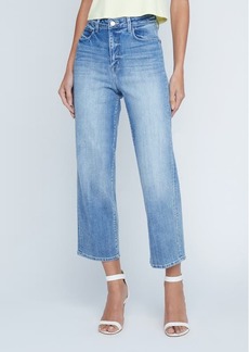 L'AGENCE June High Waist Crop Stovepipe Jeans