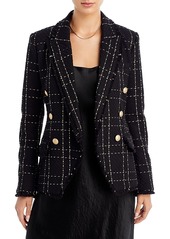 L'Agence Kenzie Fringe Trim Blazer