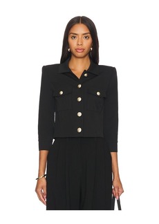 L'AGENCE Kumi Cropped Fitted Jacket