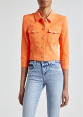 L'AGENCE Kumi Fitted Crop Jacket