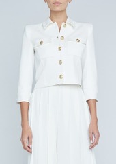 L'AGENCE Kumi Fitted Crop Jacket
