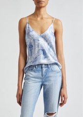 L'AGENCE Lexi Print Silk Camisole