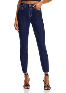 L'Agence Margot High Rise Cropped Skinny Jeans in 4AM