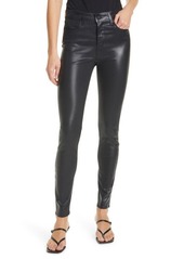 L'AGENCE Marguerite Coated High Waist Skinny Jeans