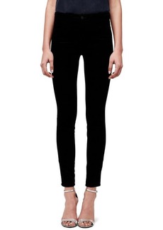 L'AGENCE Marguerite High Waist Velvet Skinny Jeans