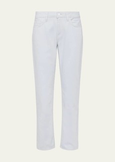 L'Agence Mateo Mid-Rise Slouchy Straight Jeans