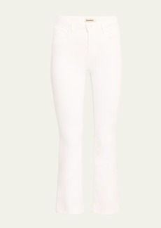 L'Agence Mira Ultra High-Rise Crop Micro Bootcut Jeans