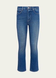 L'Agence Mira Ultra High Rise Cropped Micro Bootcut Jeans