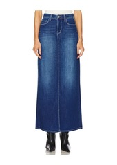 L'AGENCE Miriam Denim Maxi Skirt