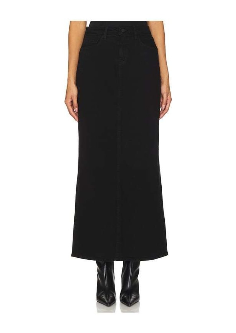 L'AGENCE Miriam Denim Maxi Skirt