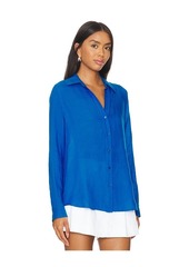 L'AGENCE Nina Longsleeve Blouse