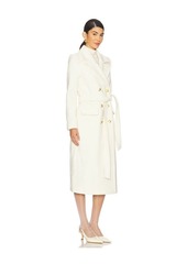 L'AGENCE Olina Long Coat With Belt