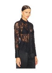 L'AGENCE Reims Lace Blouse