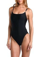 L'AGENCE Remi Solid One-Piece Swimsuit