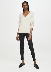 L'AGENCE Rochelle Coated Pull On Jeans