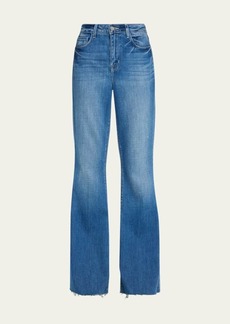 L'Agence Sera High Rise Sneaker Flare Jeans