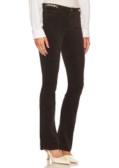 L'AGENCE Stevie Straight Gold Chain Pant