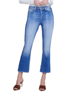 L'Agence Tati High Rise Ankle Boot Cut Jeans in Hayward