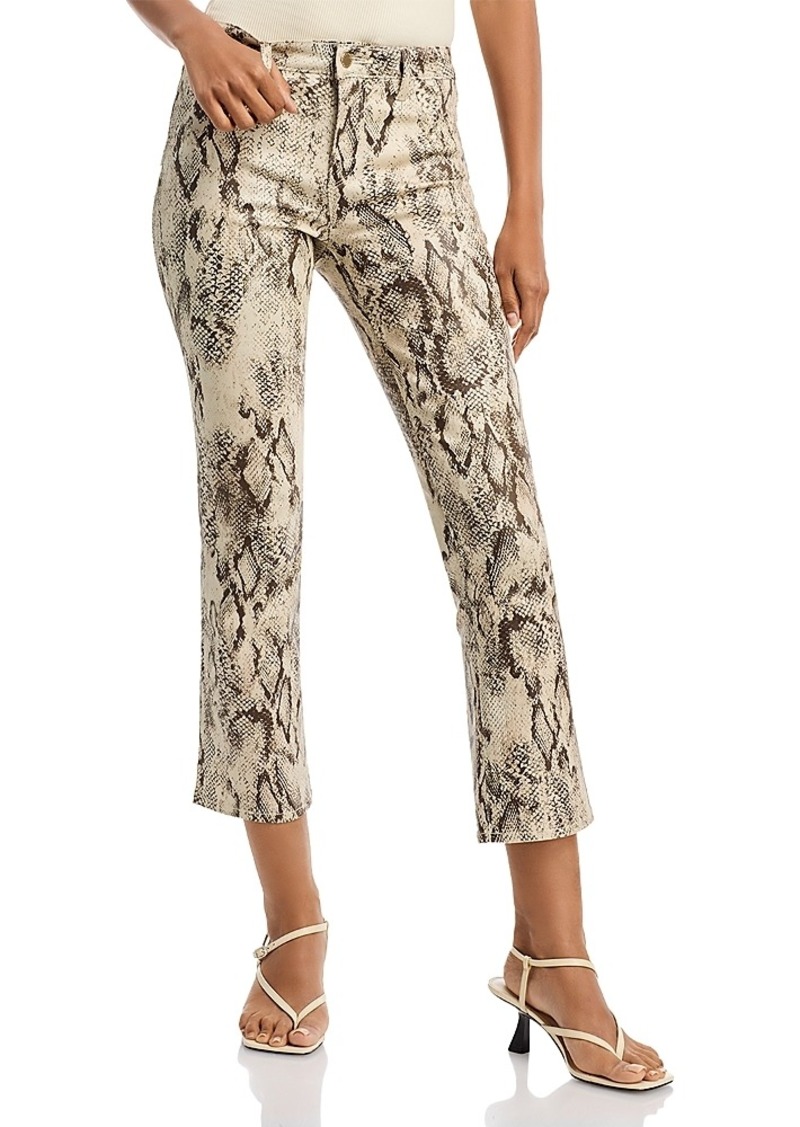 L'Agence Tati High Rise Cropped Micro Bootcut Pants