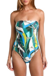 L'AGENCE Tory Bandeau One-Piece Swimsuit