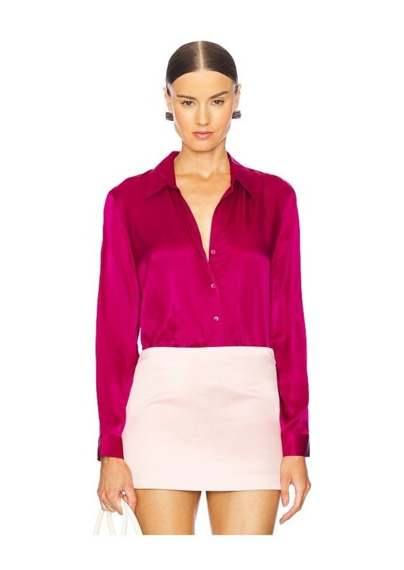 L'AGENCE Tyler Long Sleeve Blouse