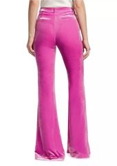 L'Agence Lane Velvet Flare Trousers