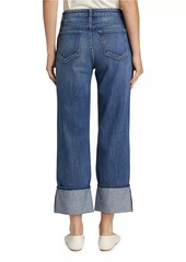 L'Agence Leighton Cuffed Stovepipe Jeans