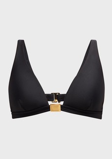 L'Agence Lexie Solid Bikini Top 