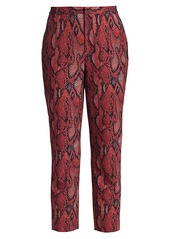 L'Agence Ludvine Snake Print Trousers