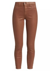 L'Agence Margot Coated Skinny Jeans