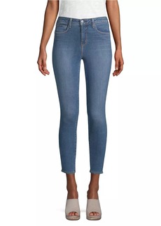 L'Agence Margot Mid-Rise Stretch Skinny Ankle Jeans