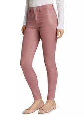 L'Agence Marguerite Coated High-Rise Skinny Jeans