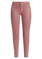 L'Agence Marguerite Coated High-Rise Skinny Jeans