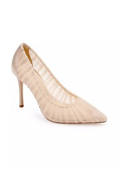 L'Agence Marie Tulle Satin Pumps