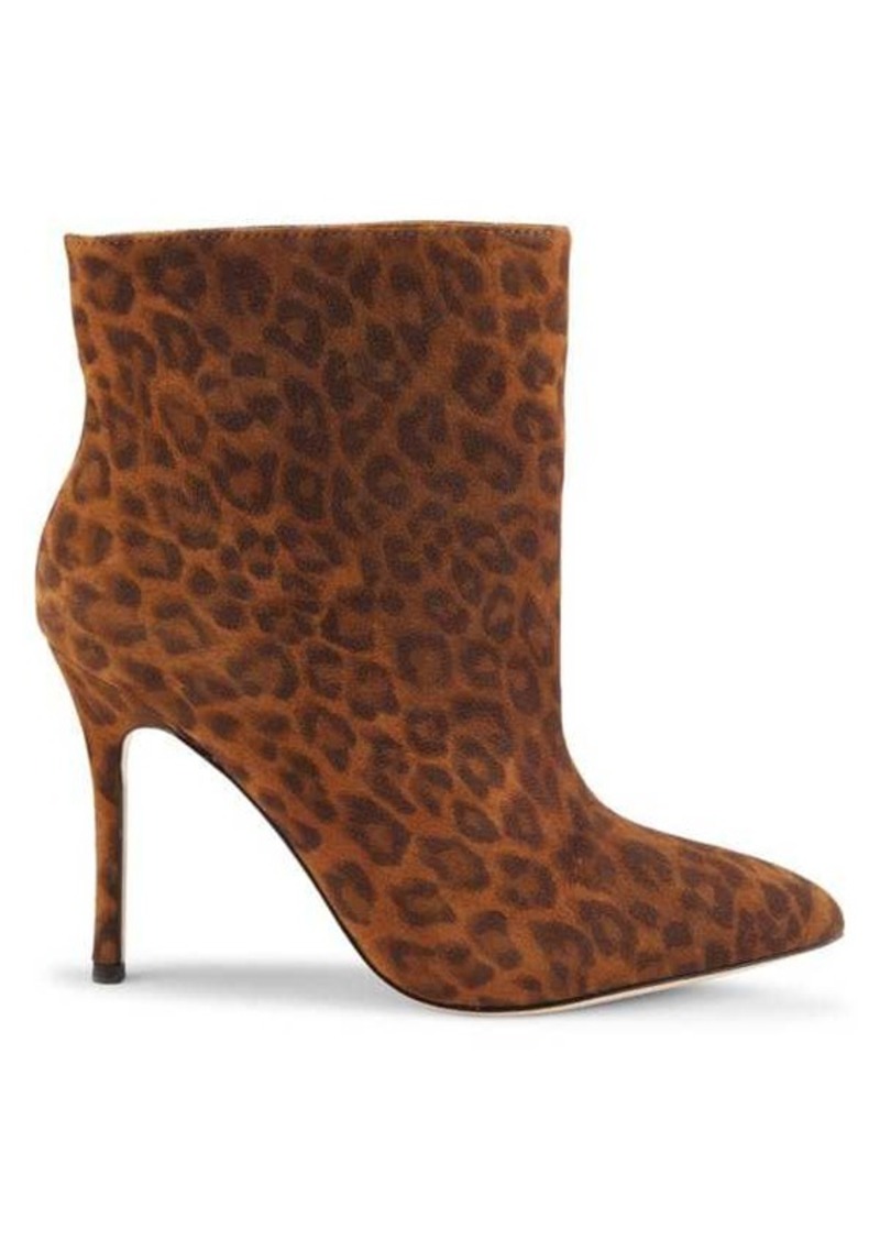 L'Agence Mariette Lizard Embossed Leather Boots