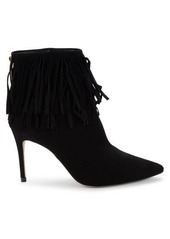 L'Agence Mathilde Fringe Suede Stiletto Pumps