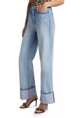 L'Agence Miley Ultra High-Rise Cuffed Jeans