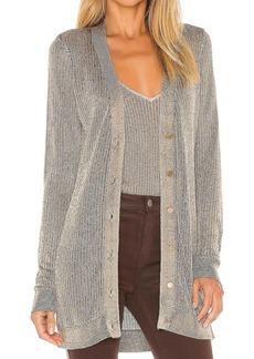 L'Agence Millie Cardigan In Taupe