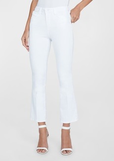 L'Agence Mira Ultra High-Rise Crop Micro Bootcut Jeans